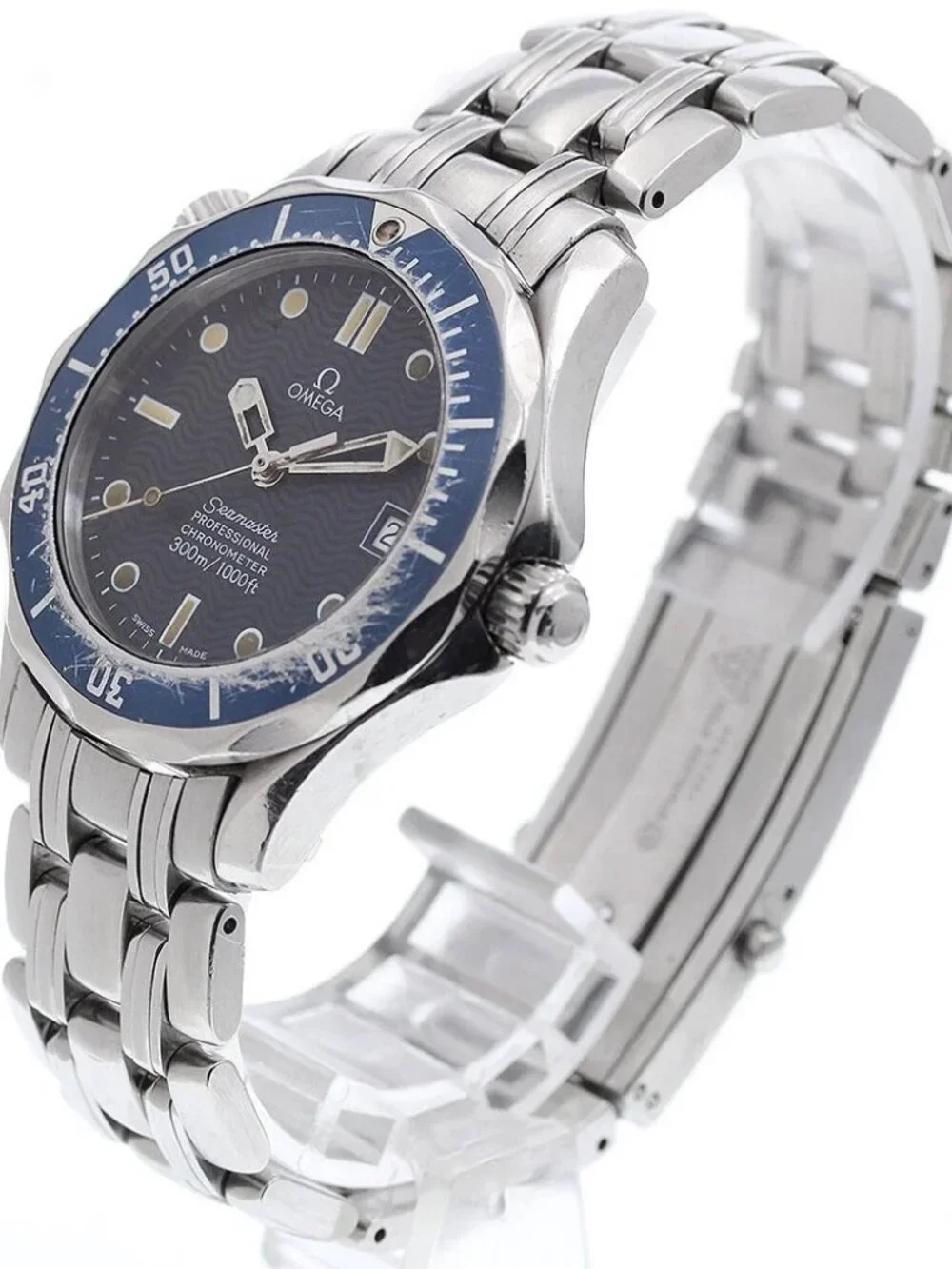OMEGA Seamaster Diver 300M 2551.80 Date Navy Dial Automatic Boy's Watch_965807